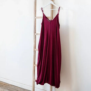 Lovestitch Burgundy Maxi Dress